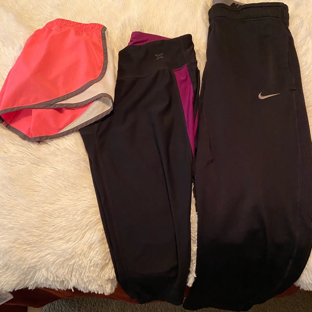 Athletic bundle. Size small, shorts xs.